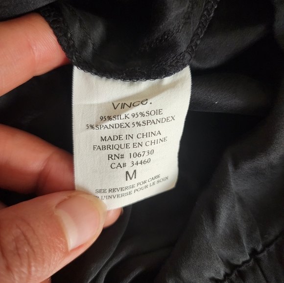 Vince Silk Cargo Jogger Pants - Picture 9 of 9